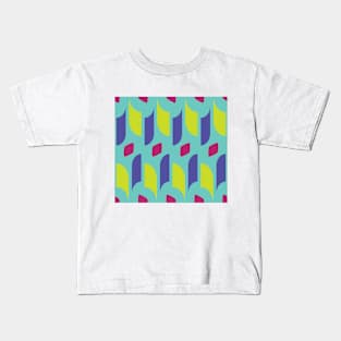 Abstract geometric shapes pattern Kids T-Shirt